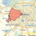 Карта размещения билбордов в Фрунзенском районе г. Минска