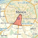 Карта размещения билбордов в Октябрьском районе г. Минска