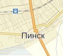 Карта размещения билбордов в г. Пинске